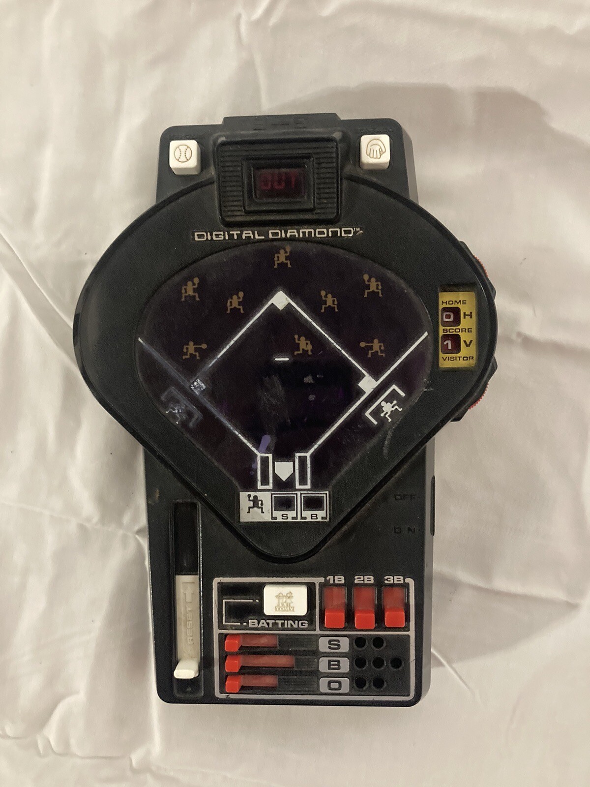 Tomy Digital Diamond Handheld Baseball Game Used Vintage 1978 NIB
