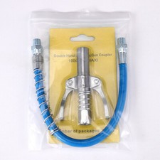 1Pack Grease Gun Coupler High-Pressure Quick Release Lock Oil Injection Nozzles
