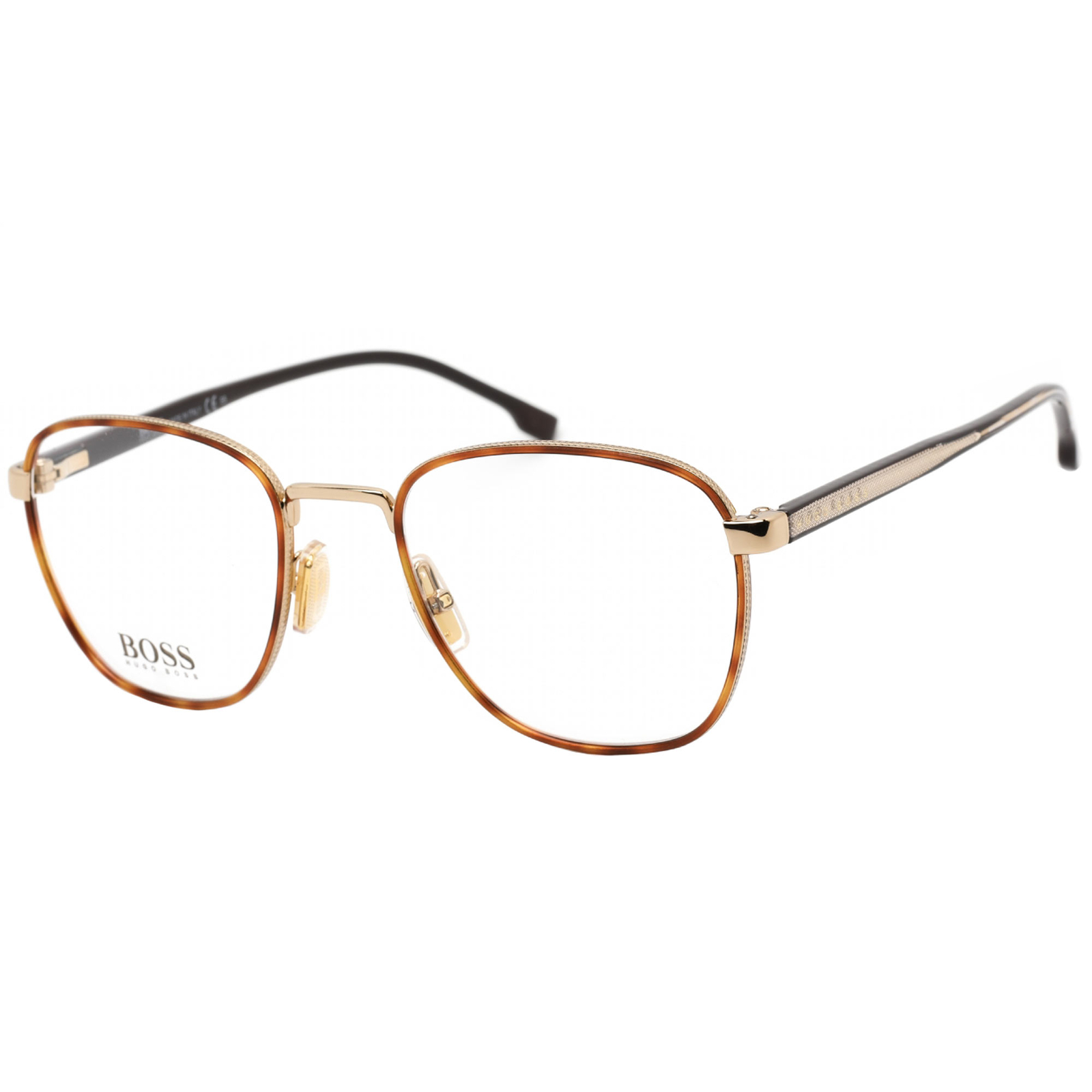 Hugo Boss Men's Eyeglasses Clear Demo Lens Metal Square BOSS 1048/IT