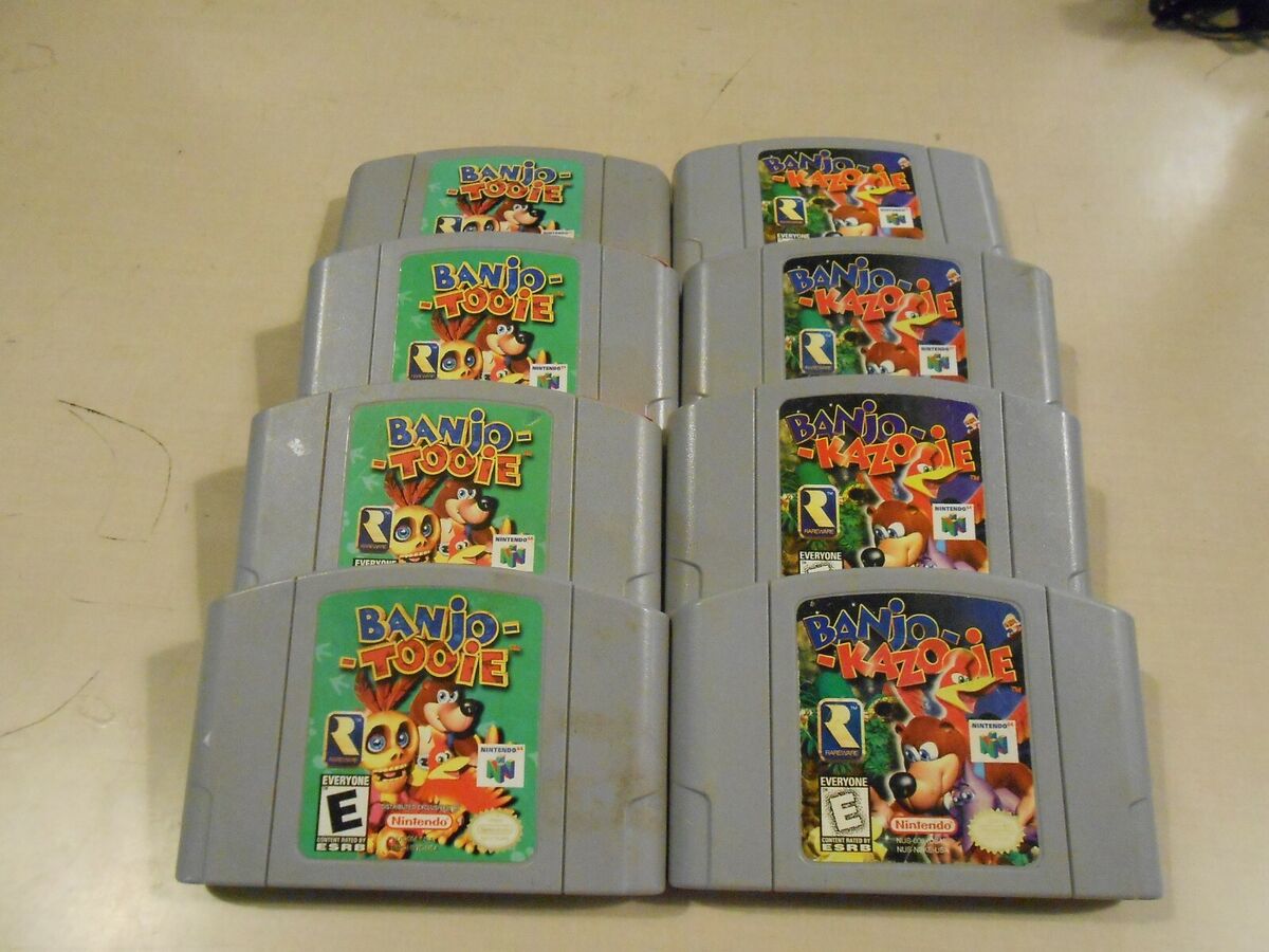 N64 Banjo-Kazooie Nintendo 64 Game Authentic Cartridge Only Tested