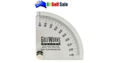 Golf Club Loft and Lie Angle Protractor - Quickly Measures Irons, Woods, Putters