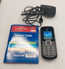 Samsung SGH-T105G - Black and Silver Tracfone Cellular Phone  Charger Bundle