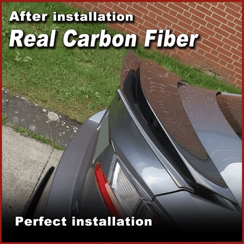 For Lexus RC F RCF 2015-2018 REAL CARBON Rear Trunk Spoiler High kick Wing Lip - Picture 13 of 13