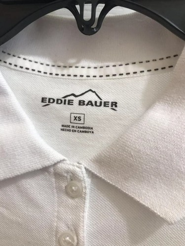 New Eddie Bauer Women's Cotton Polo Shirt White XS & Powder Pink L Org $30 W01 - Bild 5 von 13