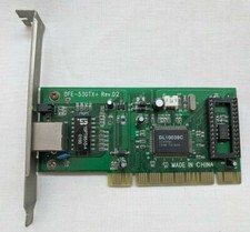 D-Link Ethernet DFE-530TX Rev.D2 10/100 PCI Single Port RJ-45 TESTED  WORKING