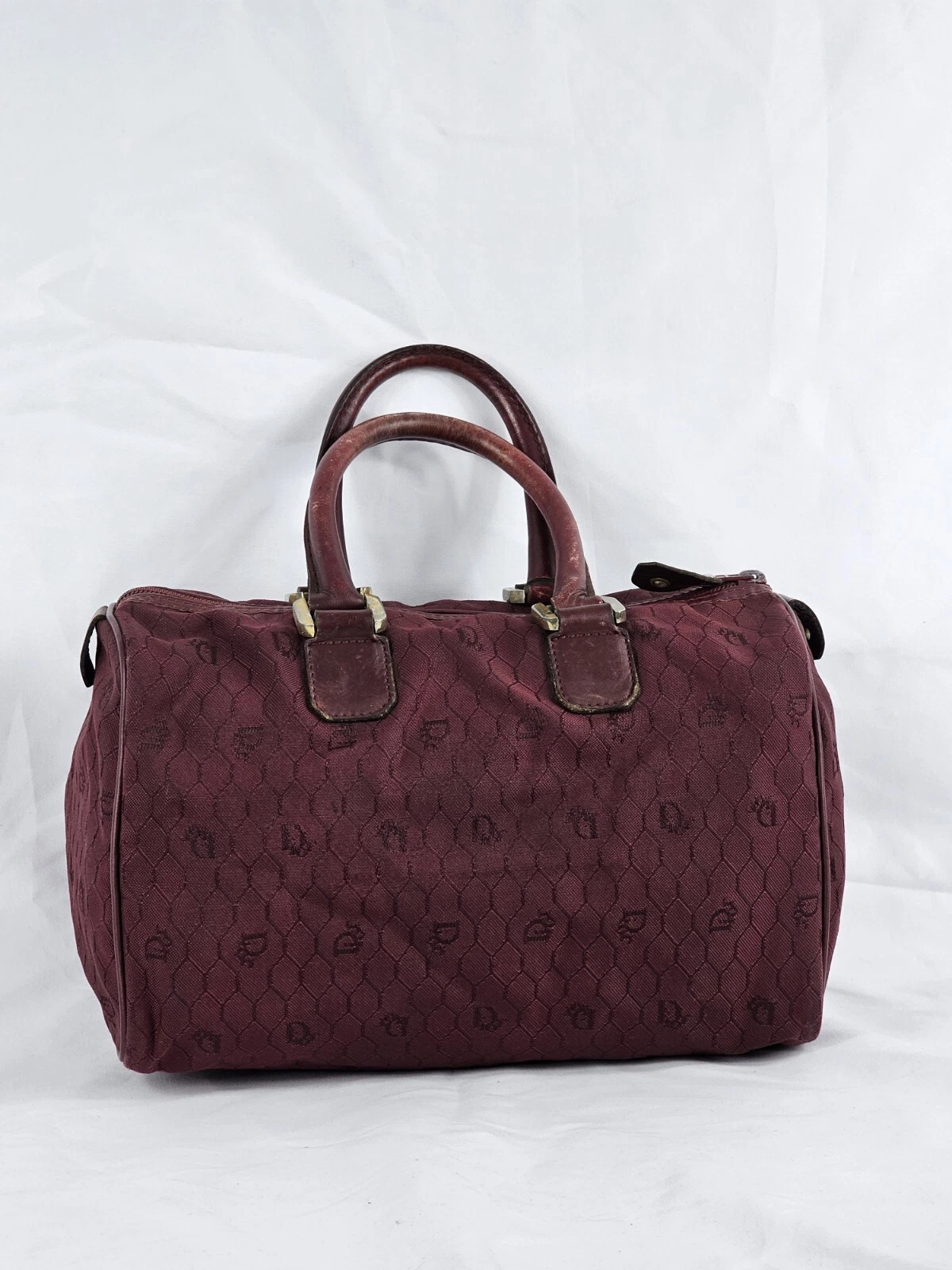 Sac fourre tout en cuir vintage Dior Boston