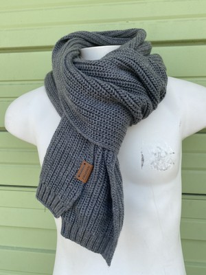 NWT ZARA Men Gray BASIC PURL KNIT THICK 