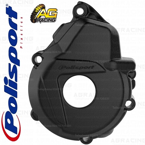 Polisport Ignition Cover Protector Black For KTM EXCF Husqvarna FE 250