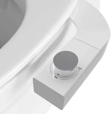 ADDOT Ultra slim Toilet Bidet Dual Nozzle Left and Right Hand Side Convertible