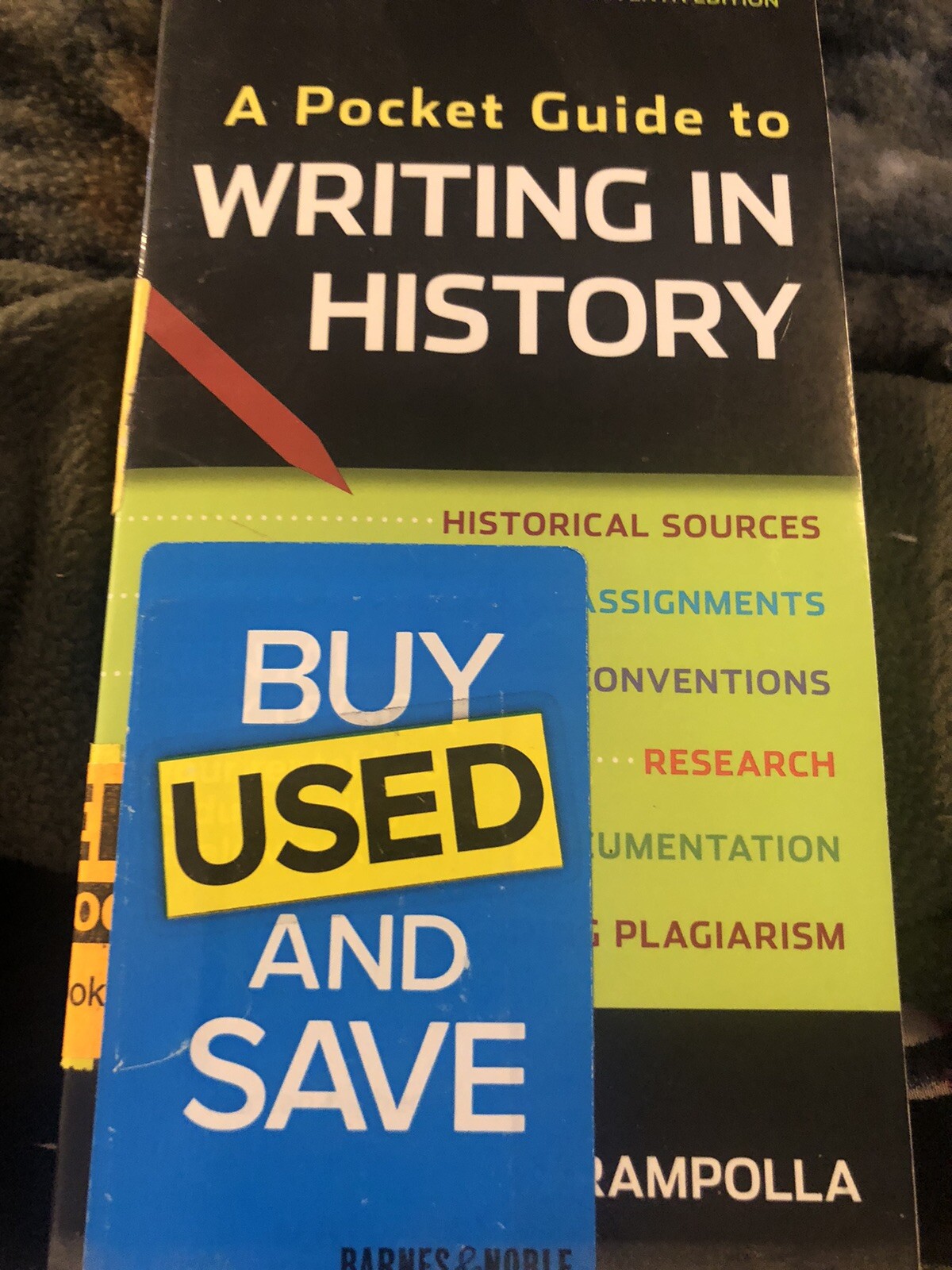 A Pocket Guide To Writing In History Paperback By Rampolla Mary Lynn