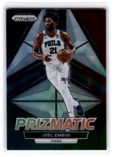 2023-24 Panini Prizm Basketball Prizmatic Insert Joel Embiid Philadelphia 76ers
