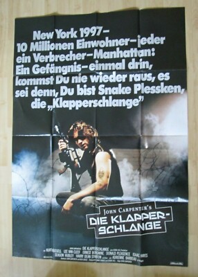 Filmplakat : Die Klapperschlange ( Kurt Russell , Lee van Cleef ) DINA0