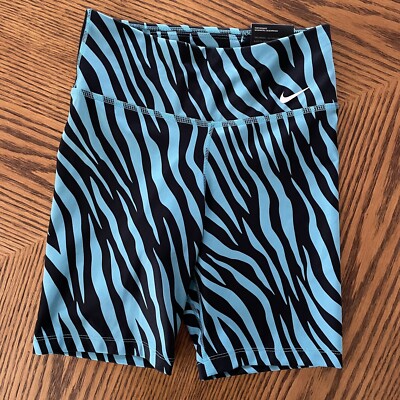 nike zebra biker shorts