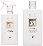 Image of Autoglym Leather Care Balm & Leather Cleaner 500ml Combo Gift Set KIT
