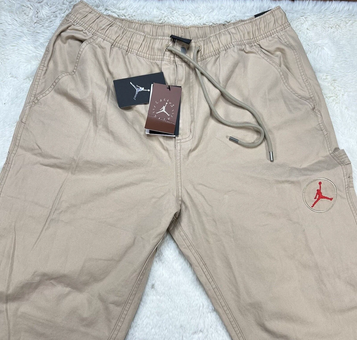 Travis Scott Cactus Jack X Jordan Canvas Pants Desert DD4778-201