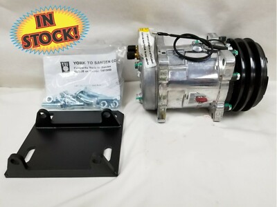 TBI CB-Y-R12COMBO-KIT- York To Sanden A/C Conversion Kit w/R12 V-Belt ...