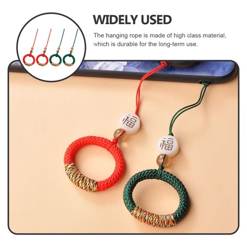 4 Pcs Anti-slip Ring Buckle Lanyard Braided Rope Hanging Pendant - 第 9/12 張圖片