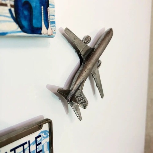 Metall Flugzeugmagnet, Flugzeugmagnet, Airbus, Boeing, A320, B737, Luftfahrt - Bild 5 von 6