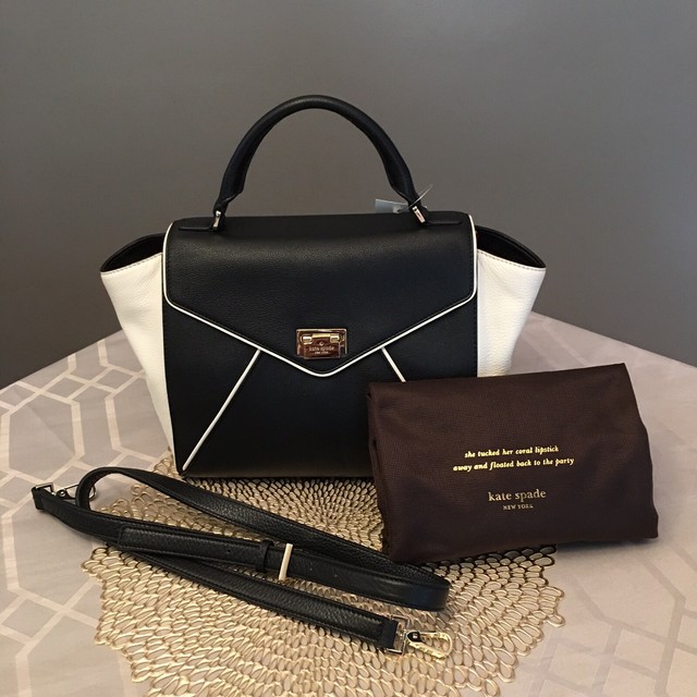 black and white kate spade