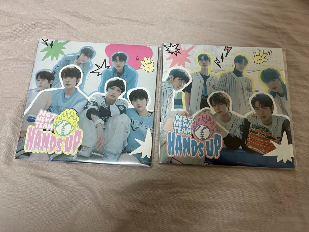 NCT NEW TEAM Wish Hands Up A B Ver Set of 2 Limited First NCT NEW TEAM Wish Hands Up A B Ver Set of 2 Limited First