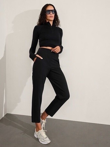 Athleta Endless High Rise Pant 8 schwarz #533636