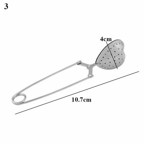 Stainless Steel Spoon Tea Leaves Herb Mesh Ball Infuser Filter Squeeze Strainer` - Picture 14 of 17