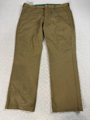 Levi's STA-PREST Mens Cotton Blend Chino Pants Straight Leg Brown 40x34
