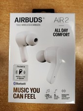 AIRBUDS Air2 True Wireless Bluetooth Earbuds - White - E5E