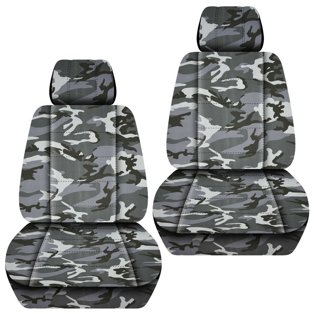 Front set car seat covers fits Ford Explorer 20032019 camo gray eBay