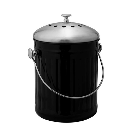 Avanti Durable Compost Bin 5 Litre Capacity Cylindrical Shape with Handle - Picture 4 of 6