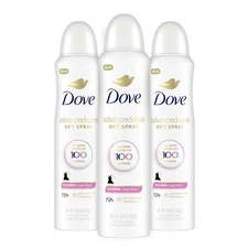 Advanced Care Antiperspirant Deodorant Spray Clear Finish 3 Count Invisible Anti