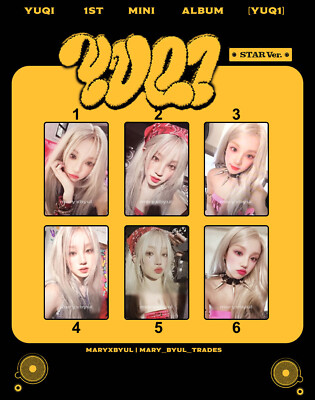 YUQI 1ST MINI ALBUM [YUQI1] ALL PHOTOCARD OFFICIAL GIDLE FREAK | eBay