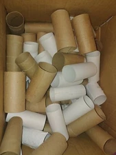 25 Empty Cardboard Toilet Paper Rolls Tubes Crafts Christmas Camping School