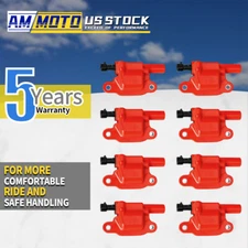 High Performance 8X Ignition Coils Fit Chevy Silverado 1500 GMC 5.3L 6.0L UF413