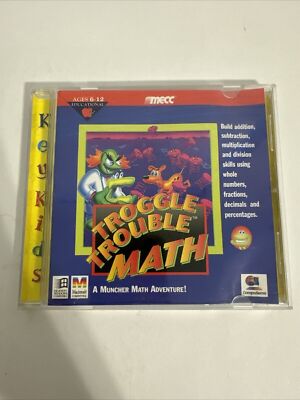 Troggle Trouble Math CD-ROM PC/MAC - A Muncher Adventure Computer Game