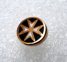 Small Knights Templar Cross Crusader St George Knight Malta Crusade Pin Badge