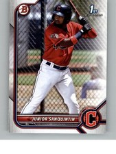 2022 Bowman Junior Sanquintin BP-80 FBC  Cleveland Guardians Prospects