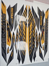 SEADOO RXP RXPX 300 for 2021-24 YELLOW decals stickers set graphics kit vinyl