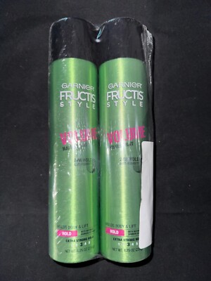 Garnier Fructis Style Volume Anti-Humidity Hairspray Extra Strong Hold,  2 Pack