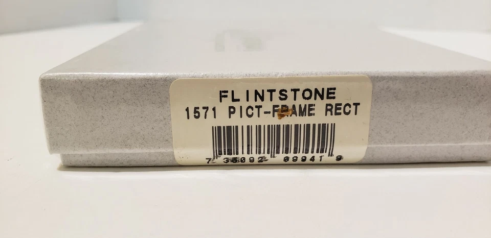 "Nuevo marco de fotos de picapiedra plateado Reed & Barton 3,75""x4,5"" nuevo en caja" Foto 2 de 4