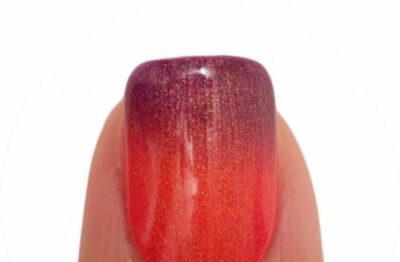Lechat Dare To Wear Mood Polish No LED/UV light Needed - DWML08 - Sunset Beach