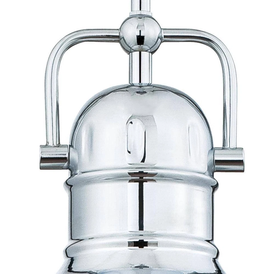 Westinghouse Boswell 1灯镀铬LED迷你吊坠带磨砂丙烯酸镜头 — 第 4/4 张图片