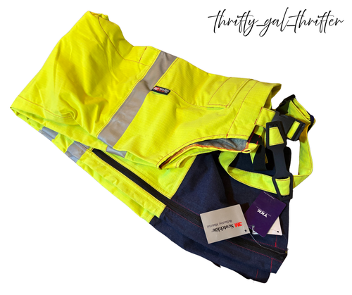 🚧 Road Crew Bib Nielsen PRO ARC FR/ARC Rated High Visibility Rainwear XL NWT 🚧 - 第 1/11 張圖片