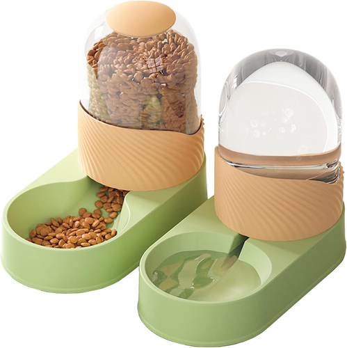 2 Pcs Gravity Dog Feeder and Water Dispenser Automatic Dog Cat Food and Water - Picture 10 of 11