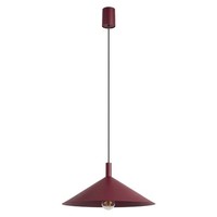 Pendelleuchte Stahl Burgund Rund Esstisch Modern E27 Ø40 Cm HäNgelampe Esszimmer