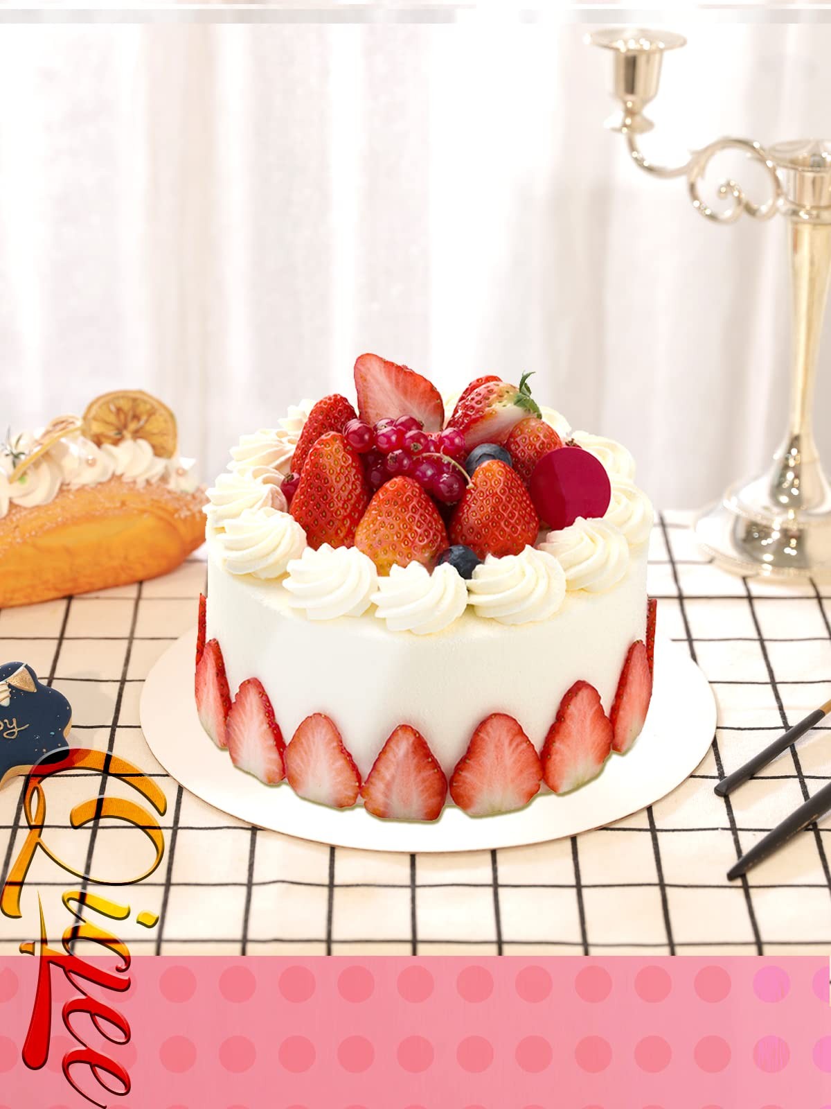 qiqee 40-Packs Cake Boards Round 12 Inch White Circles Rounds Base Food-Grade