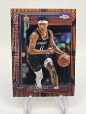 2025-26 Topps Chrome NBA Jeremiah Fears RC Basketball Border Refractor SP #257