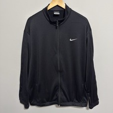 Nike Therma Fit Golf Jacket Men's XL Black Windbreaker Long Sleeve Zip Up Track