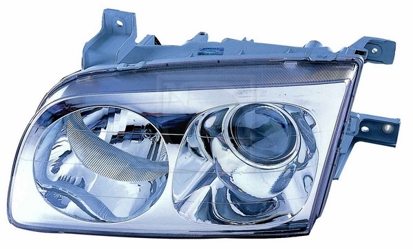 Optique de phare électrique H675I25 pour Hyundai Trajet droit en polycarbonate noir
