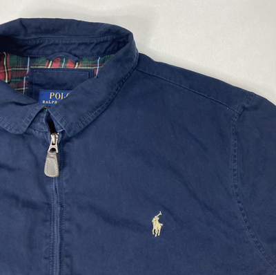 Polo Ralph Lauren Bi-Swing Jacket Men XXL Navy Blue Pony Beige | eBay